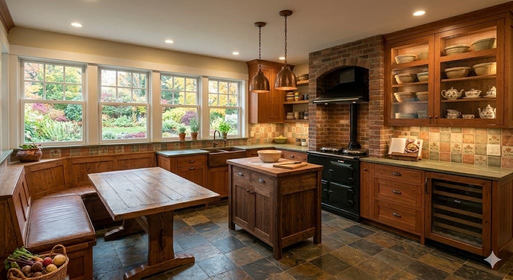Custom kitchen cabinetry and backsplash renovation