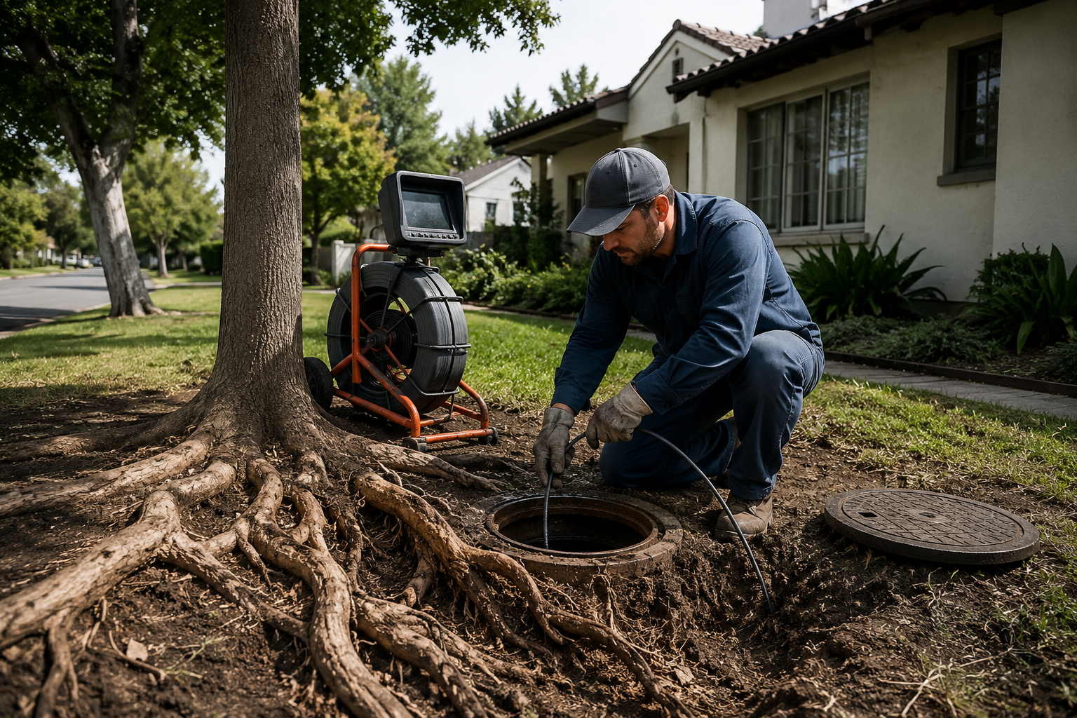 Tree Roots and Aging Clay Sewer Lines: Why Claremont's Older Homes Face Sewer Backups (and How to Prevent Them)